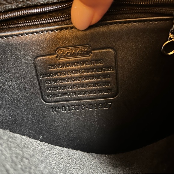 Coach Black Leather Willis Bag - Picture 10 of 16